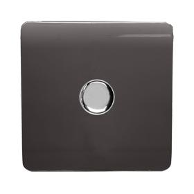 ART-LDMDB  1 Gang 1 Way LED Dimmer Switch Dark Brown